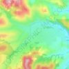 Топографічна карта Космач, висота, рельєф
