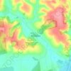 Топографічна карта Могриця, висота, рельєф