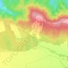Топографічна карта Майдан, висота, рельєф