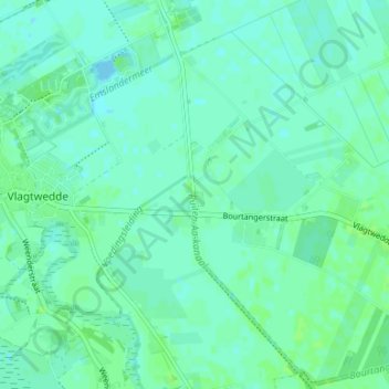 Топографічна карта Weite, висота, рельєф