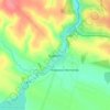 Топографічна карта Кудинка, висота, рельєф