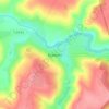 Топографічна карта Бужанка, висота, рельєф