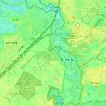 Топографічна карта Lerop, висота, рельєф