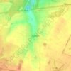 Топографічна карта Бузова, висота, рельєф