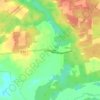 Топографічна карта Олешня, висота, рельєф