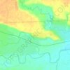 Топографічна карта Олешків, висота, рельєф