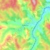 Топографічна карта Лавочне, висота, рельєф