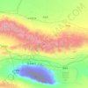 Топографічна карта 博格达山, висота, рельєф