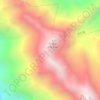 Топографічна карта 九顶山, висота, рельєф