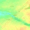 Топографічна карта Клишки, висота, рельєф