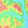 Топографічна карта Лозянський, висота, рельєф