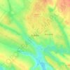 Топографічна карта Борівці, висота, рельєф