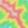 Топографічна карта Жид-Магура, висота, рельєф