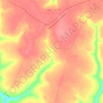Топографічна карта Успеновка, висота, рельєф