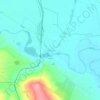 Топографічна карта Черепківці, висота, рельєф