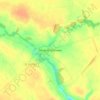 Топографічна карта Малий Листвен, висота, рельєф