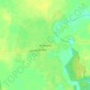 Топографічна карта Оленівка, висота, рельєф