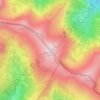 Топографічна карта Бребенескул, висота, рельєф