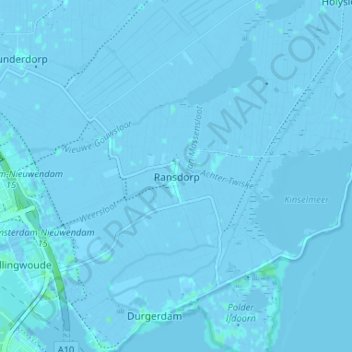 Топографічна карта Ransdorp, висота, рельєф