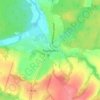 Топографічна карта Радошівка, висота, рельєф