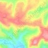 Топографічна карта East African Plateau, висота, рельєф