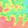 Топографічна карта Гвоздів, висота, рельєф