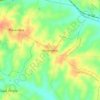 Топографічна карта Круковець, висота, рельєф