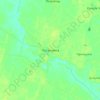 Топографічна карта Лосинівка, висота, рельєф
