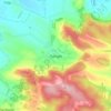Топографічна карта Лагодів, висота, рельєф