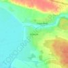 Топографічна карта Вороців, висота, рельєф