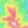 Топографічна карта Жандарм, висота, рельєф
