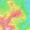 Топографічна карта Шпиці, висота, рельєф