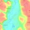 Топографічна карта Яблунівка, висота, рельєф