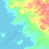 Топографічна карта Gazibey, висота, рельєф