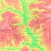 Топографічна карта Фортечний район, висота, рельєф