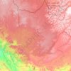 Топографічна карта Лекуму, висота, рельєф