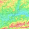 Топографічна карта London, висота, рельєф