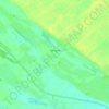 Топографічна карта Гречане, висота, рельєф