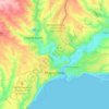 Топографічна карта Маріуполь, висота, рельєф