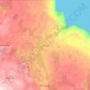 Топографічна карта Манітоба, висота, рельєф