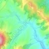 Топографічна карта Верхнє, висота, рельєф
