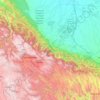 Топографічна карта Кочабамба, висота, рельєф
