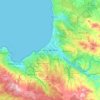 Топографічна карта Viña del Mar, висота, рельєф