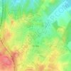 Топографічна карта Сдерот, висота, рельєф