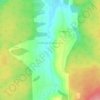 Топографічна карта Слобода-Долинська, висота, рельєф