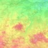 Топографічна карта Камінь-Каширський район, висота, рельєф