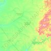 Топографічна карта Ромненський муніципальний округ, висота, рельєф