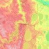 Топографічна карта Челябінськ, висота, рельєф