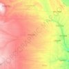 Топографічна карта Небраска, висота, рельєф