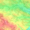 Топографічна карта Поліська селищна громада, висота, рельєф